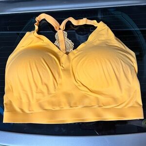 Soma Enbliss Racerback Lace Bralette XXL EUC Orange